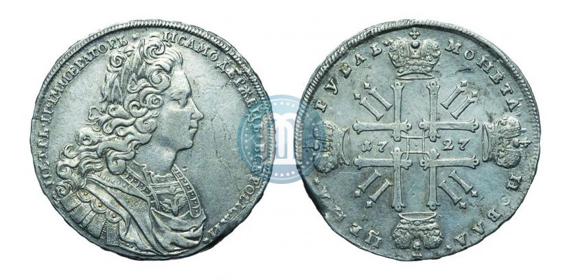 Picture 1 rouble 1727 year  "Moscow type"