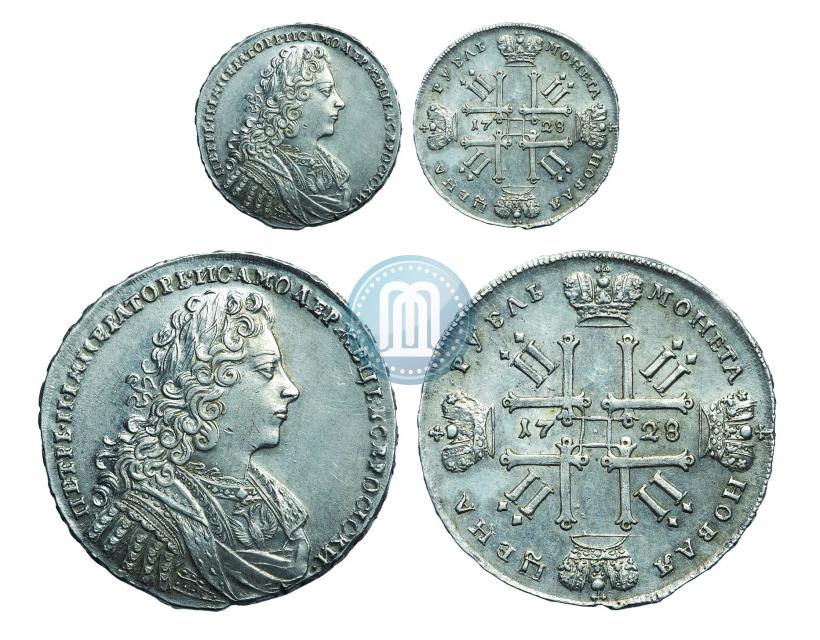 Фото 1 рубль 1728 года  "Тип 1728"
