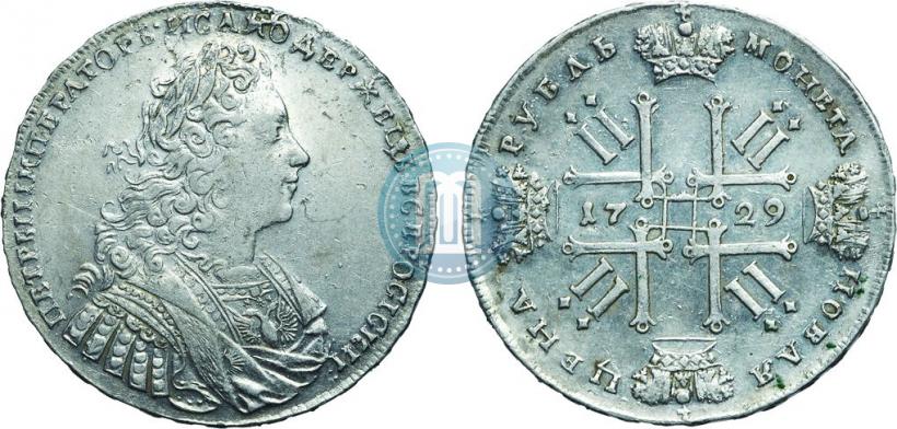 Picture 1 rouble 1729 year  "Type of 1728"