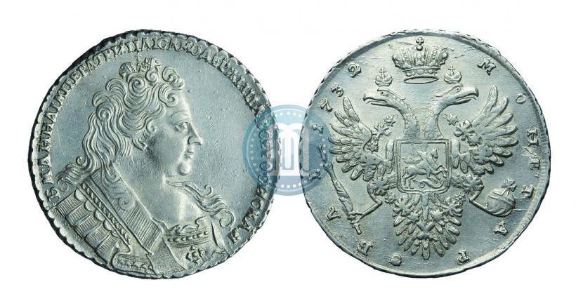 Picture 1 rouble 1732 year  