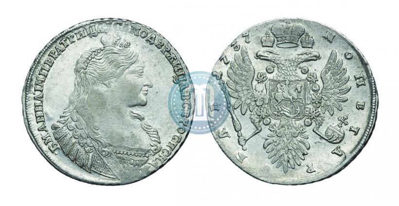 Фото 1 рубль 1737 года  "Тип 1735 года"