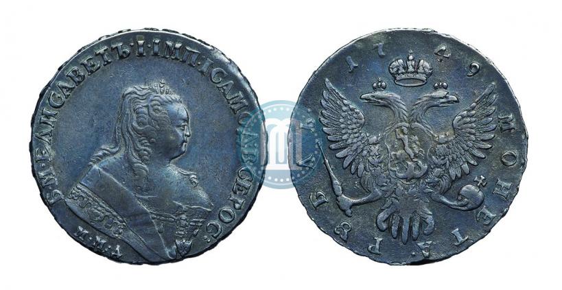 Picture 1 rouble 1749 year ММД 