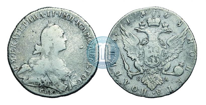 Picture Poltina 1768 year СПБ-СА 
