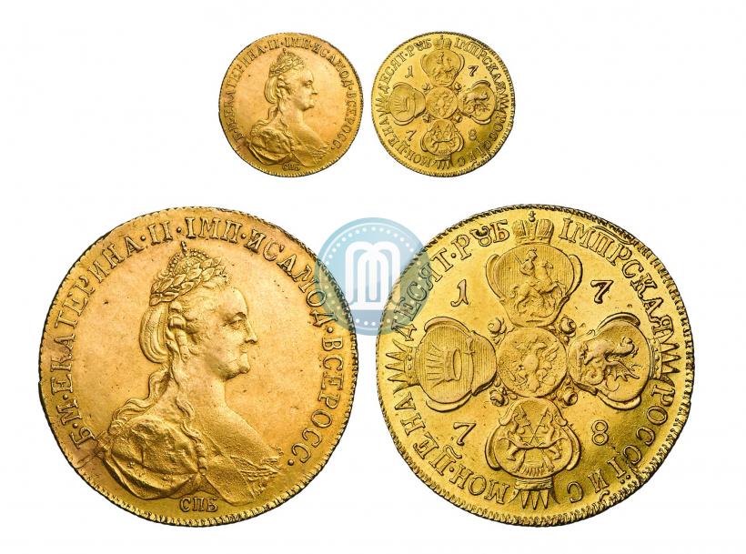 Фото 10 рублей 1778 года СПБ 