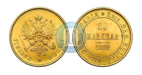 Picture 20 markkaa 1879 year S 