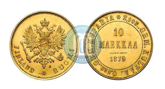 Picture 10 markkaa 1879 year S 