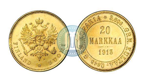 Picture 20 markkaa 1913 year S 