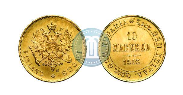 Picture 10 markkaa 1913 year S 