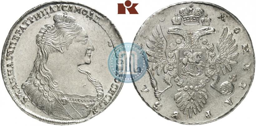 Picture 1 rouble 1736 year  "Type of 1735"