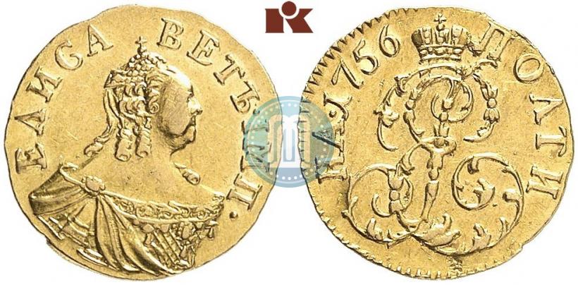 Picture Poltina 1756 year  