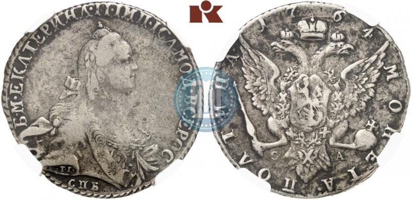 Picture Poltina 1764 year СПБ-СА 