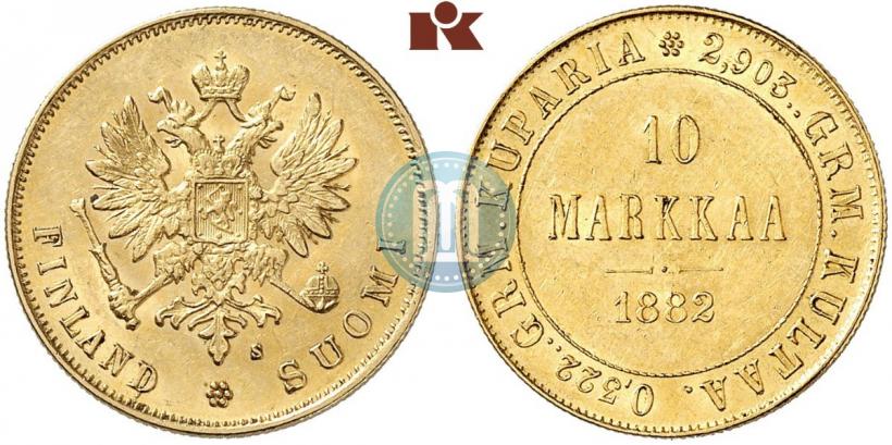 Фото 10 марок 1882 года S 