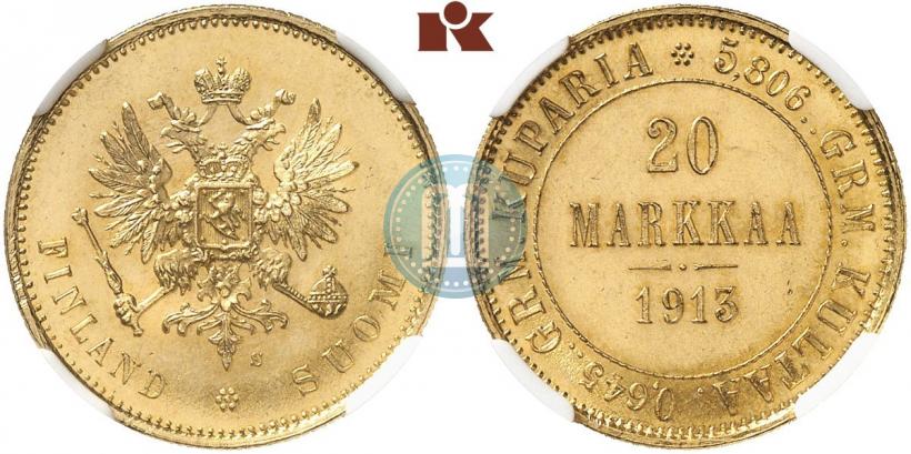 Picture 20 markkaa 1913 year S 