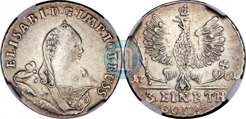 Picture 1/3 Thaler 1761 year  