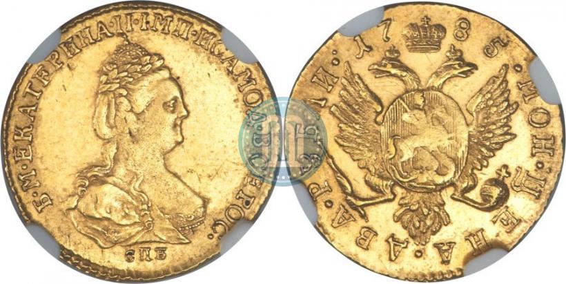 Picture 2 roubles 1785 year СПБ 