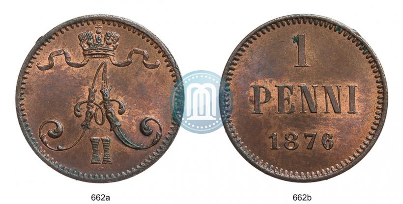 Picture 1 penni 1876 year  
