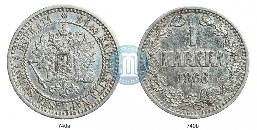 Фото 1 марка 1866 года S 