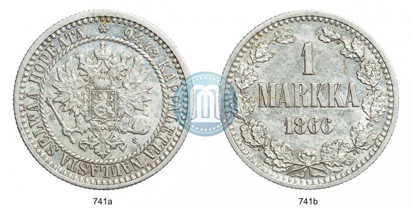 Фото 1 марка 1866 года S 