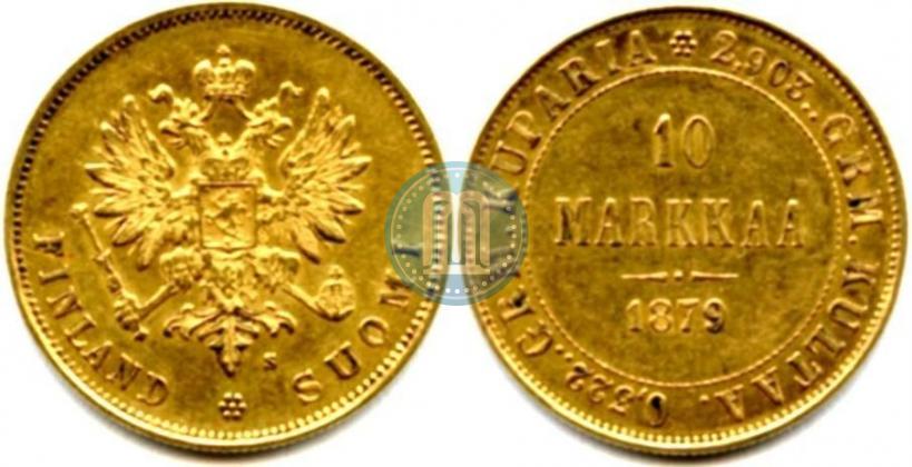 Picture 10 markkaa 1879 year S 