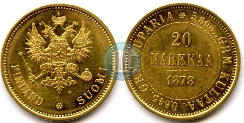 Picture 20 markkaa 1878 year S 