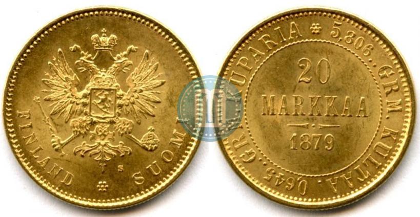 Picture 20 markkaa 1879 year S 