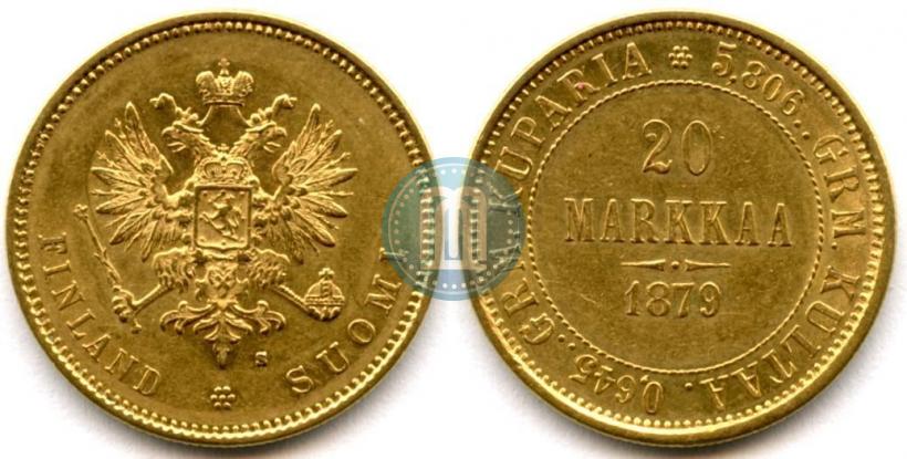 Picture 20 markkaa 1879 year S 
