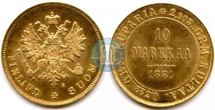 Фото 10 марок 1881 года S 