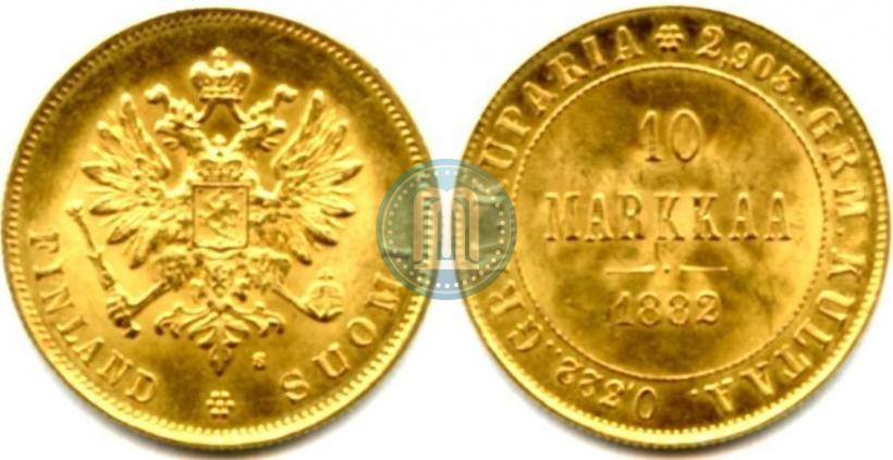 Picture 10 markkaa 1882 year S 