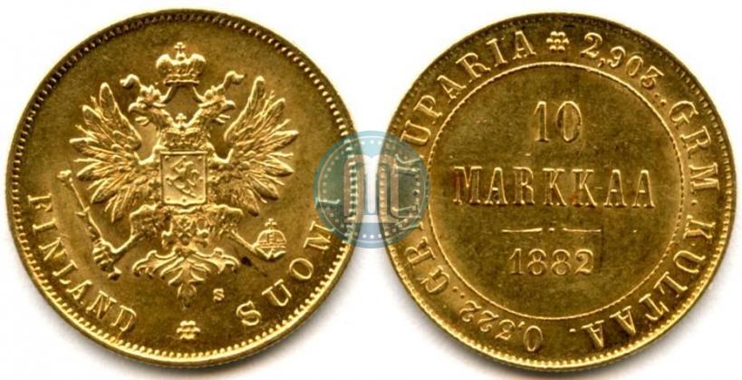 Picture 10 markkaa 1882 year S 