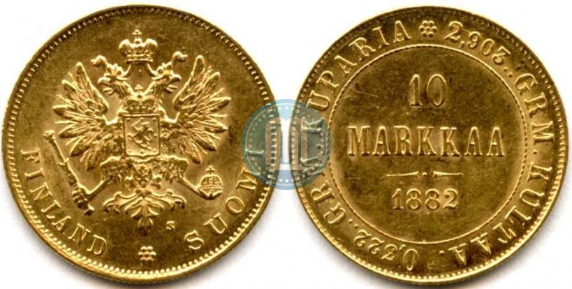 Picture 10 markkaa 1882 year S 