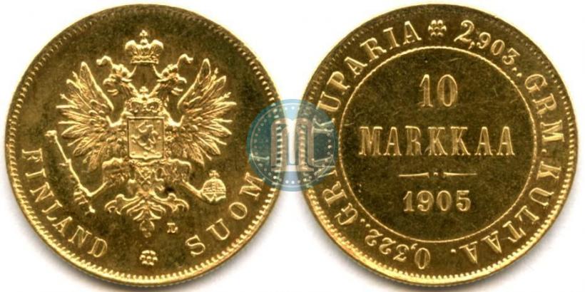Picture 10 markkaa 1905 year L 