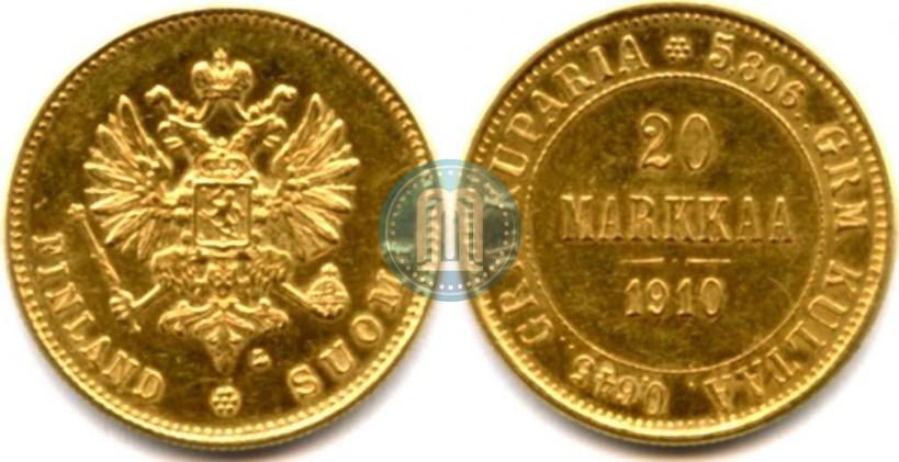 Picture 20 markkaa 1910 year L 