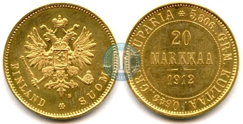 Picture 20 markkaa 1912 year S 