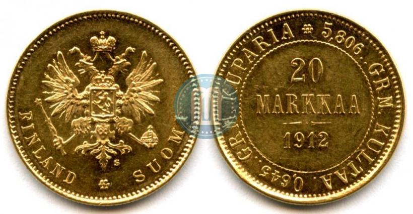 Picture 20 markkaa 1912 year S 