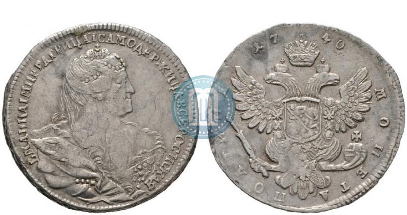 Picture Poltina 1740 year  "Moscow type"