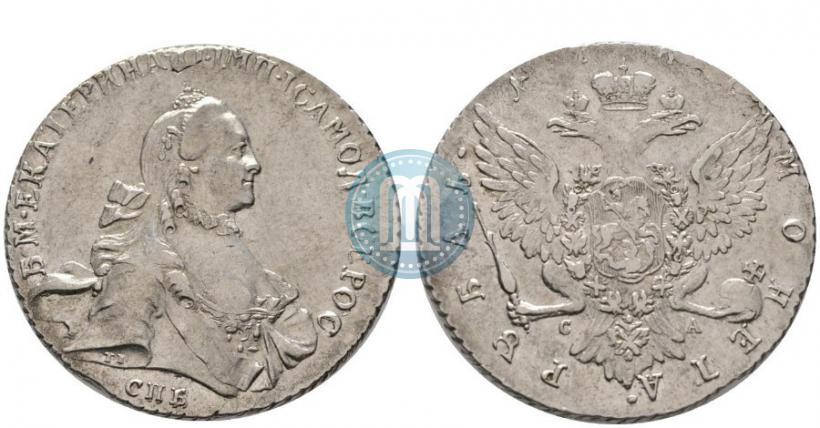 Picture 1 rouble 1765 year СПБ-СА 