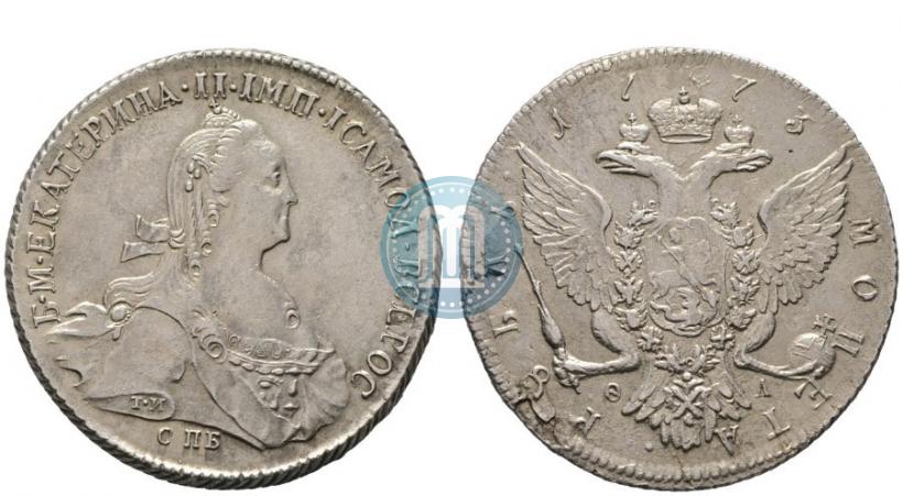 Picture 1 rouble 1773 year СПБ-ФЛ 