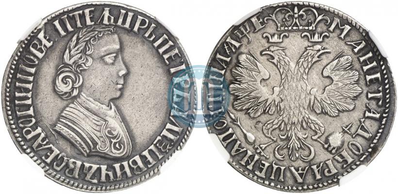 Picture Poltina 1705 year  "Portrait by F. Alekseev"