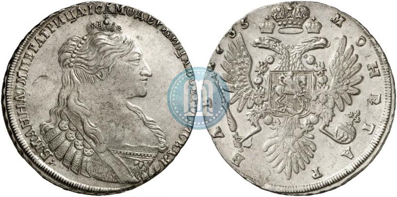Picture 1 rouble 1735 year  