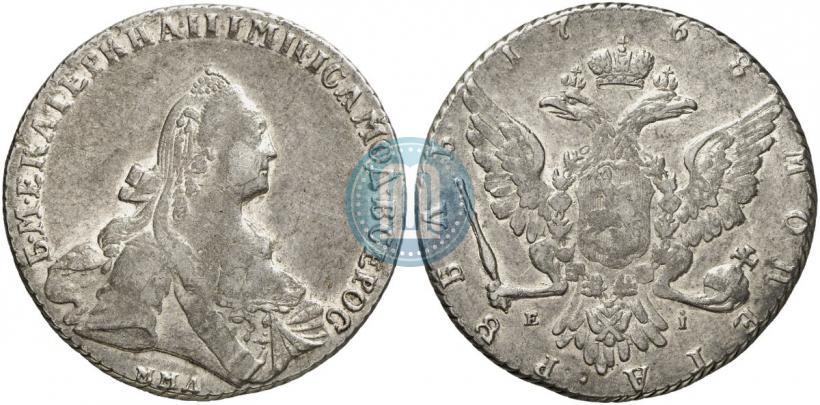 Picture 1 rouble 1768 year ММД-EI 