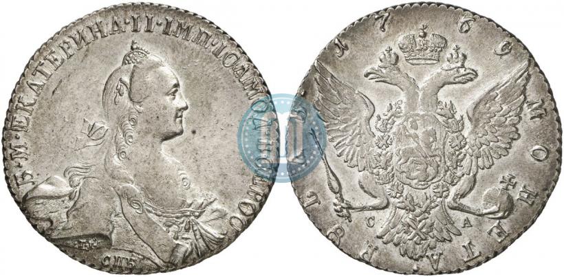 Picture 1 rouble 1769 year СПБ-СА 