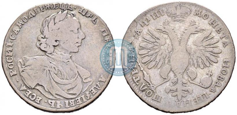 Фото Полтина 1718 года L 