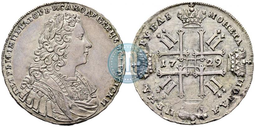 Picture 1 rouble 1729 year  "Type of 1728"