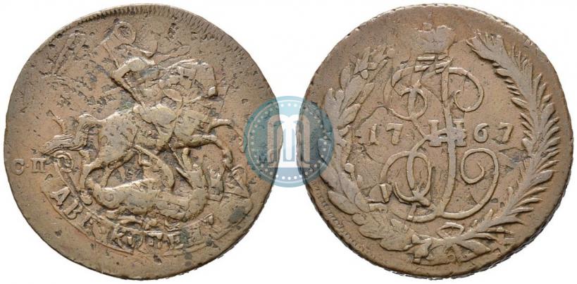 Фото 2 копейки 1767 года СПМ 