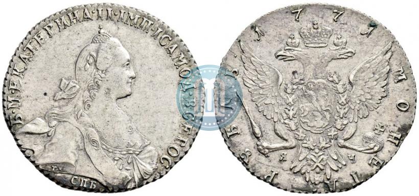 Picture 1 rouble 1771 year СПБ-ЯЧ 