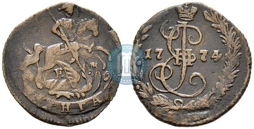 Фото Денга 1774 года ЕМ 