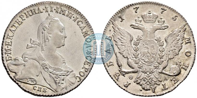Фото 1 рубль 1775 года СПБ-ФЛ 