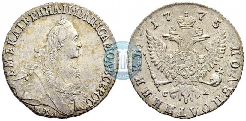 Фото Полуполтинник 1775 года ММД-СА 