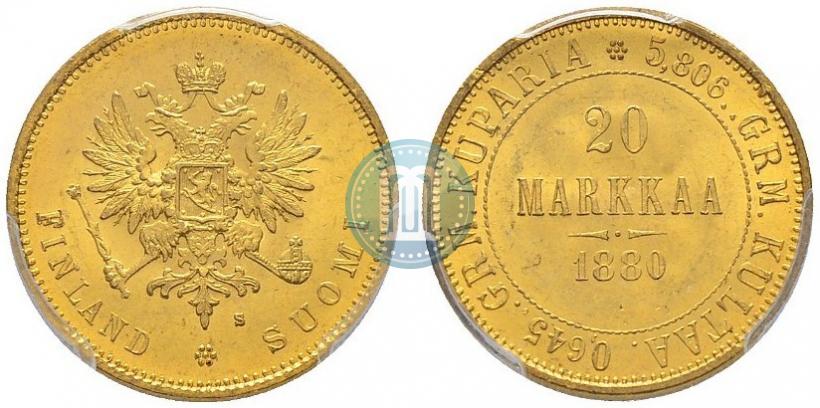 Picture 20 markkaa 1880 year S 