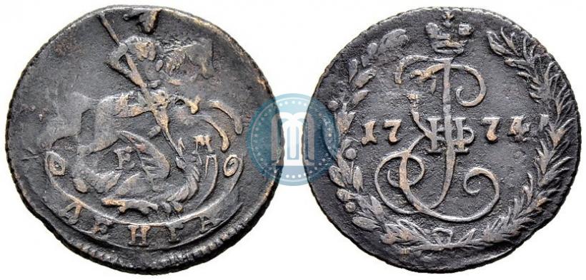 Фото Денга 1774 года ЕМ 